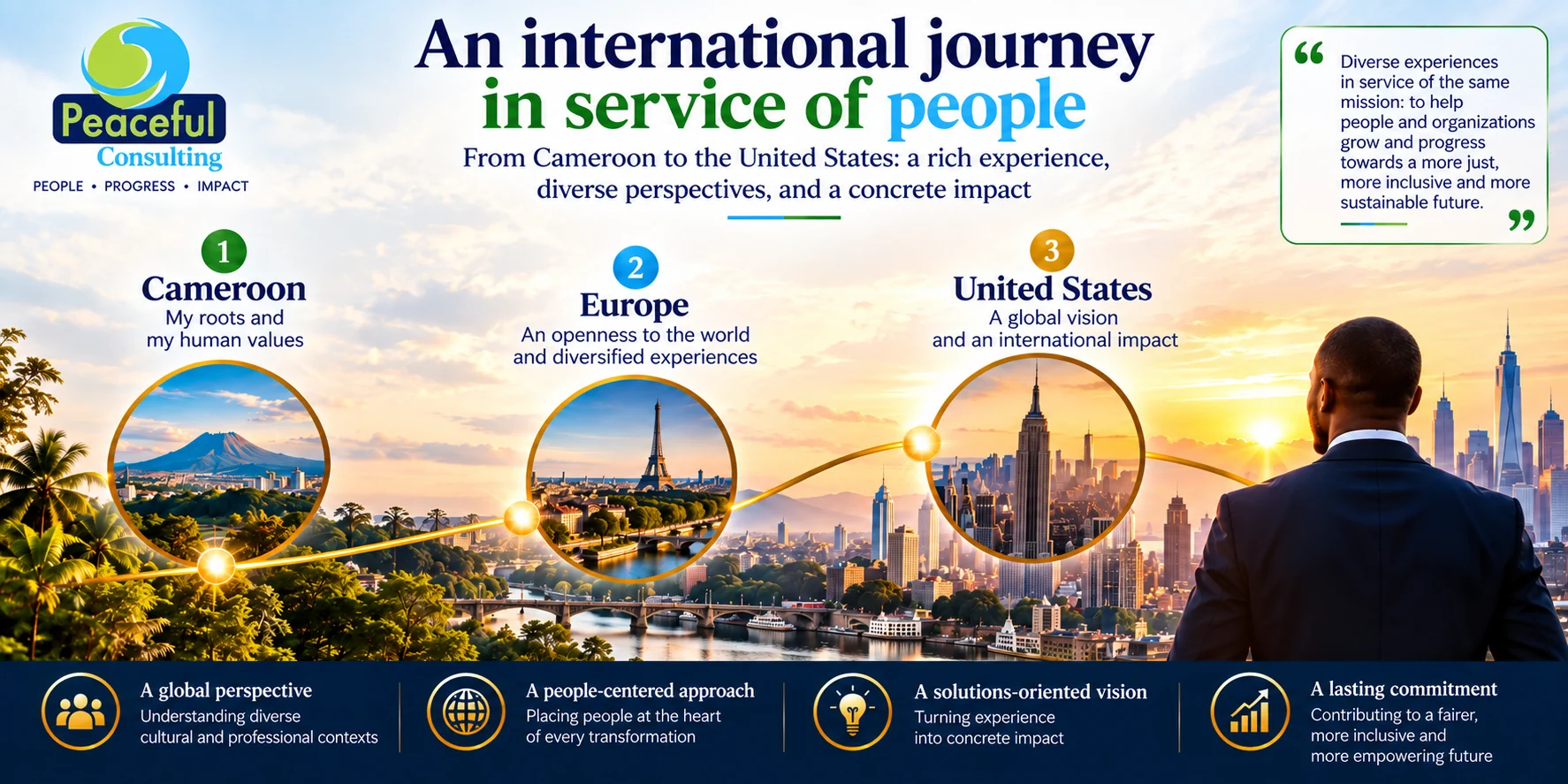 Bertin Tchinda's international journey from Cameroon to Europe and the United States